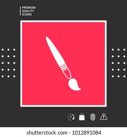 Brush symbol icon