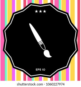Brush symbol icon