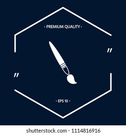 Brush symbol icon