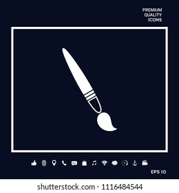Brush symbol icon