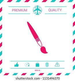 Brush symbol icon