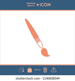 Brush symbol icon