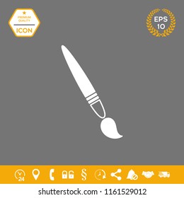 Brush symbol icon
