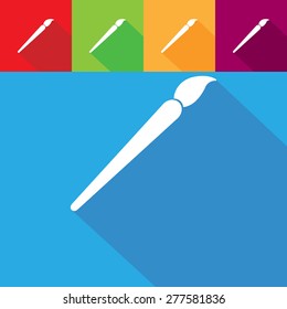 Brush symbol icon