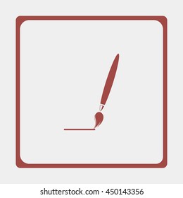 Brush symbol icon.