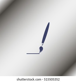 Brush symbol icon.