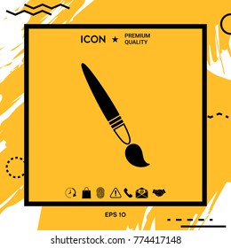 Brush symbol icon