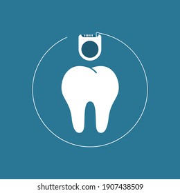  Brush teeth. Vector illustration flat design.