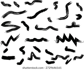 Pinsel-Textur, Rahmen, Zeichnung, grimmig, Illustration