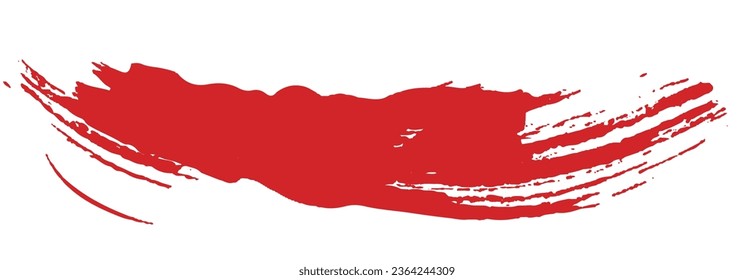 Textura del pincel. Líneas de pincel escritas a mano.