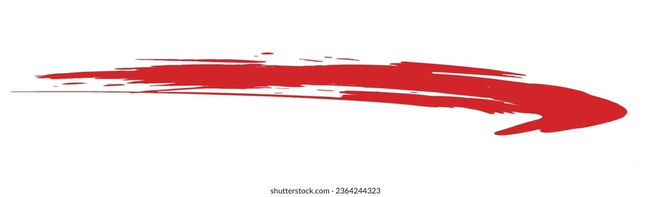 Brush texture. Handwritten brush lines.