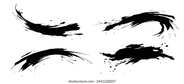 Brush texture, ink, brush pattern