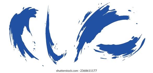 Brush texture, ink, brush pattern, wave pattern brush stroke material. brush stroke