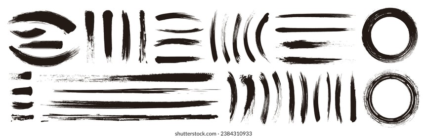 Brush texture, ink, brush pattern, wave pattern brush stroke material. brush stroke
