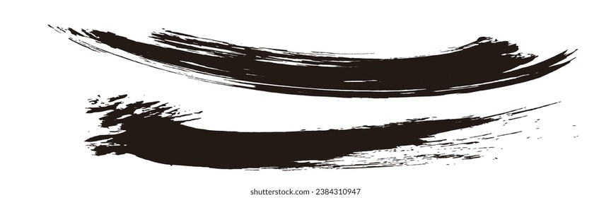 Brush texture, ink, brush pattern, wave pattern brush stroke material. brush stroke