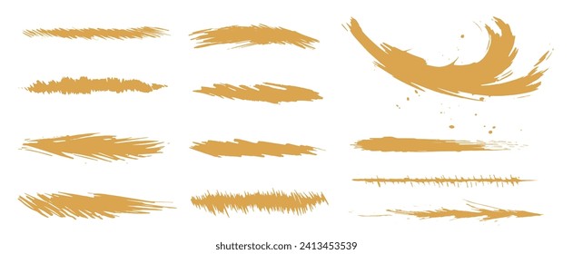 Textura de pincel, tinta, patrón de brocha, patrón de ondulación de pincel material de pincel. pincel