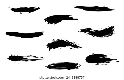 Brush texture, ink, brush pattern, wave pattern brush stroke material. brush stroke