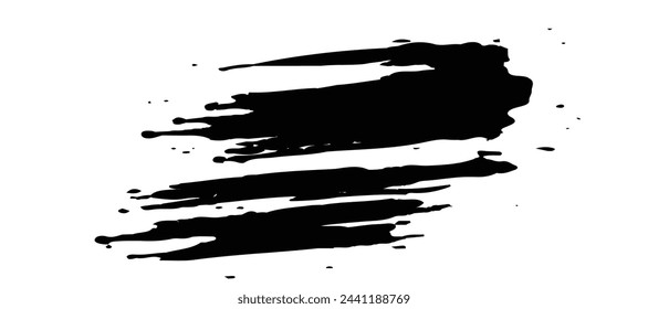 Brush texture, ink, brush pattern, wave pattern brush stroke material. brush stroke