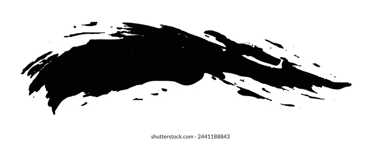 Brush texture, ink, brush pattern, wave pattern brush stroke material. brush stroke