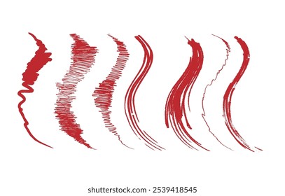 Textura do pincel, tinta, padrão do pincel, material do traçado do pincel de padrão de onda. traçado do pincel

