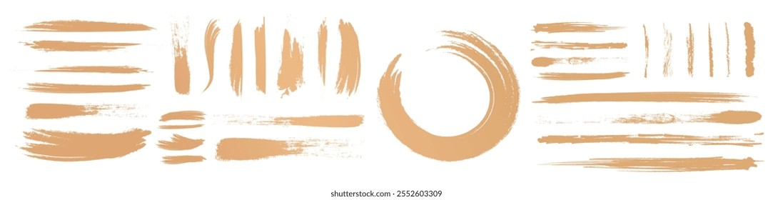 Brush texture, ink, brush pattern, wave pattern brush stroke material. brush stroke