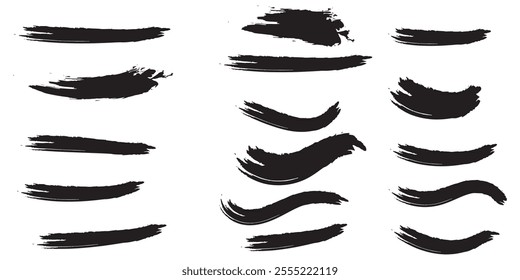 Brush texture, ink, brush pattern, wave pattern brush stroke material. brush stroke