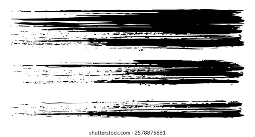 Brush texture  ink  brush pattern  wave pattern brush stroke material. brush stroke. vector ilustration