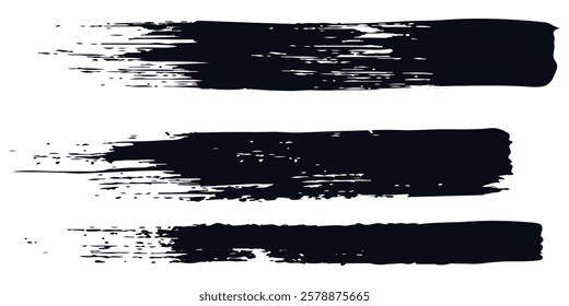 Brush texture  ink  brush pattern  wave pattern brush stroke material. brush stroke. vector ilustration