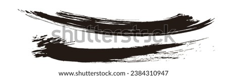 Brush texture, ink, brush pattern, wave pattern brush stroke material. brush stroke
