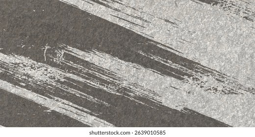 Brush texture on crack and dirty concrete background. Design element suitable for banner, cover or any your design.
