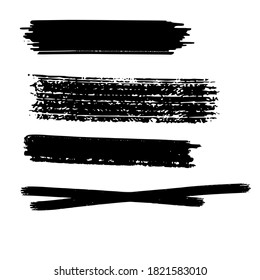 brush texture. on a white background.