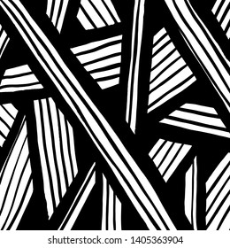 Brush texture pattern. Grunge vector.
