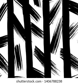 Brush texture pattern. Grunge vector.