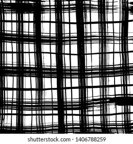 Brush texture pattern. Grunge vector.