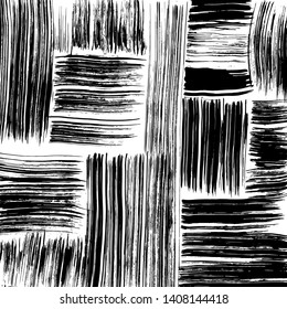 Brush texture pattern. Grunge vector.