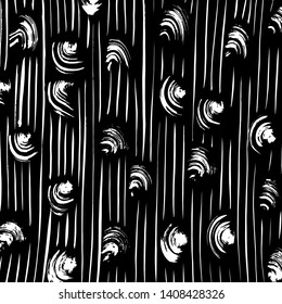 Brush texture pattern. Grunge vector.