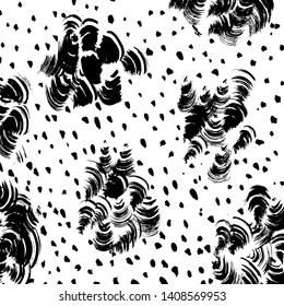 Brush texture pattern. Grunge vector.