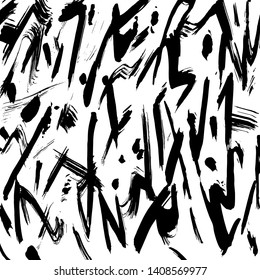 Brush texture pattern. Grunge vector.