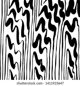 Brush texture pattern. Grunge vector.