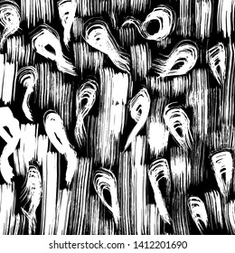 Brush texture pattern. Grunge vector.