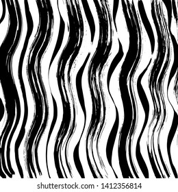 Brush texture pattern. Grunge vector.