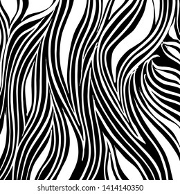 Brush texture pattern. Grunge vector.