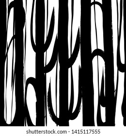 Brush texture pattern. Grunge vector.