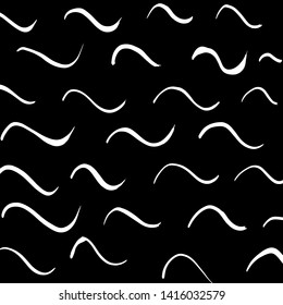 Brush texture pattern. Grunge vector.