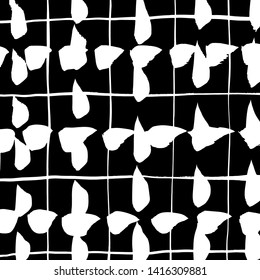 Brush texture pattern. Grunge vector.