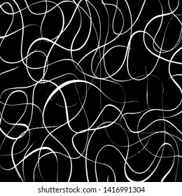 Brush texture pattern. Grunge vector.