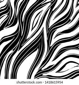 Brush texture pattern. Grunge vector.