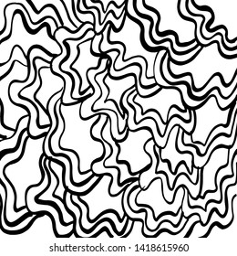 Brush texture pattern. Grunge vector.