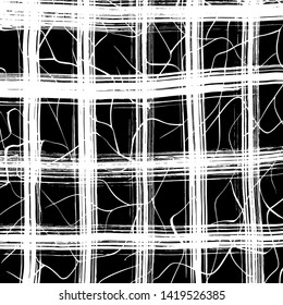 Brush texture pattern. Grunge vector.