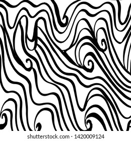 Brush texture pattern. Grunge vector.
